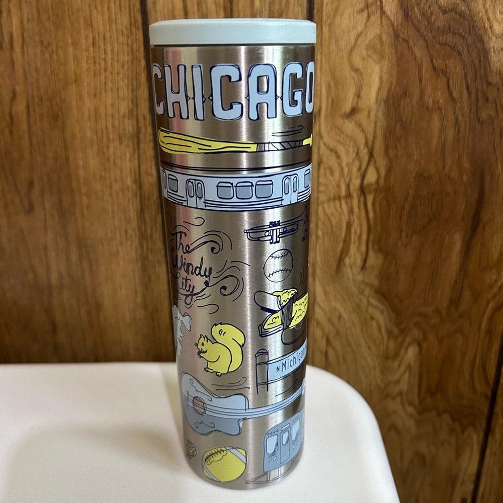 Chicago themed Starbucks coffee tumbler